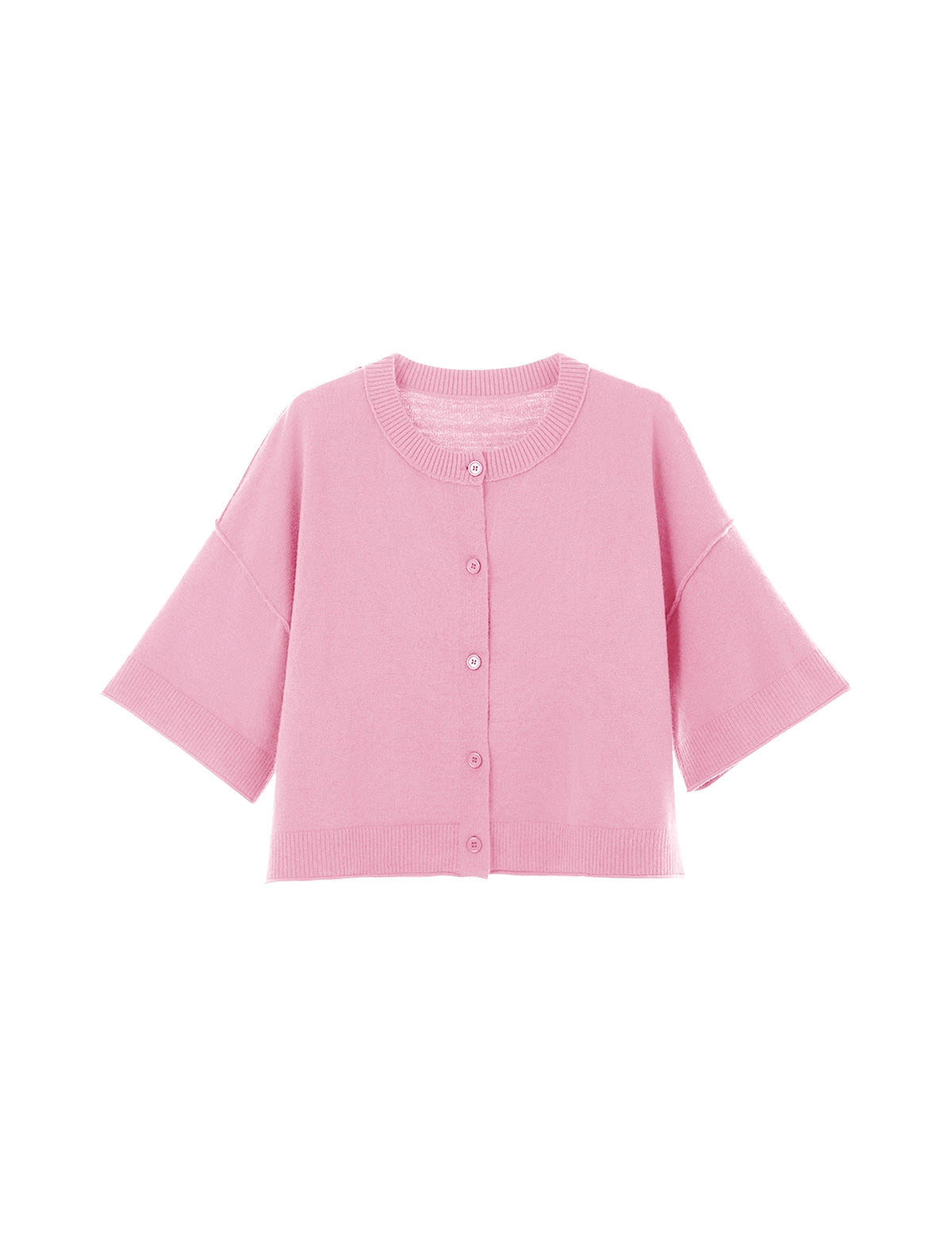 CicyBellWomensPinkCardiganTopsRC67381-5.webp