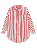 Cicy Bell Womens Red Striped Shirts