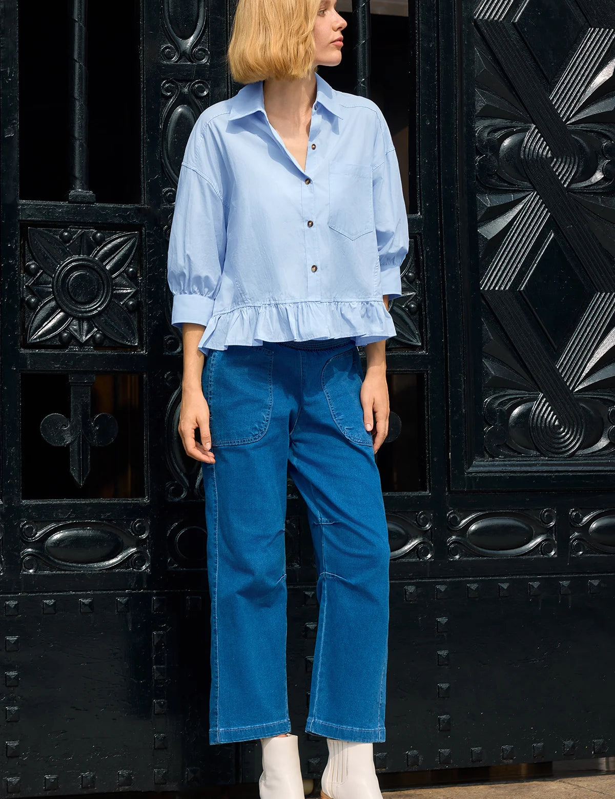 CicyBellWomensSkyBlueCroppedShirtsM5A724TL4.webp