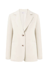 Cicy Bell Womens White Casual Blazers