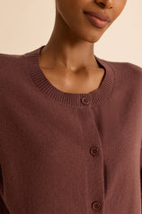 Womens Coffee Cardigan Tops | Cicy Bell