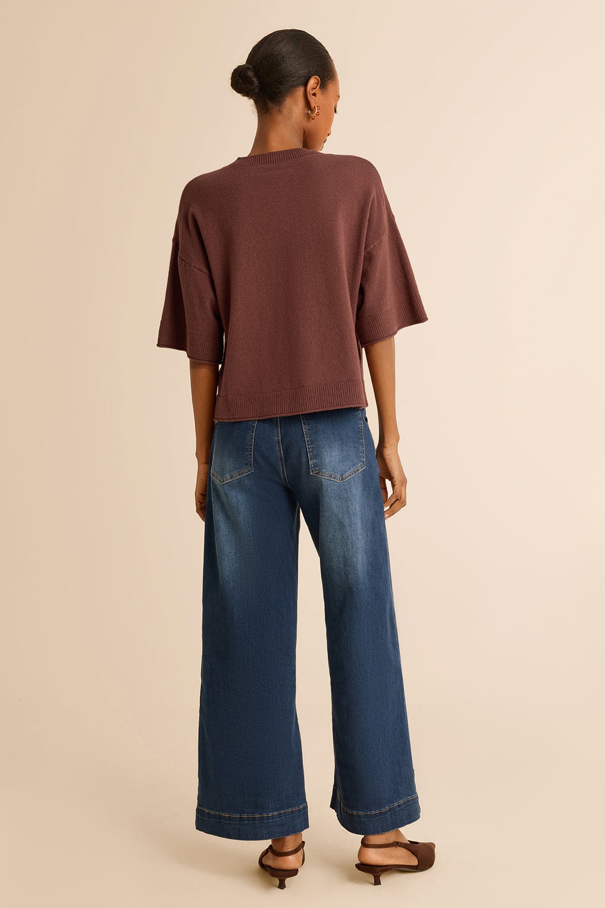 Womens Coffee Cardigan Tops | Cicy Bell