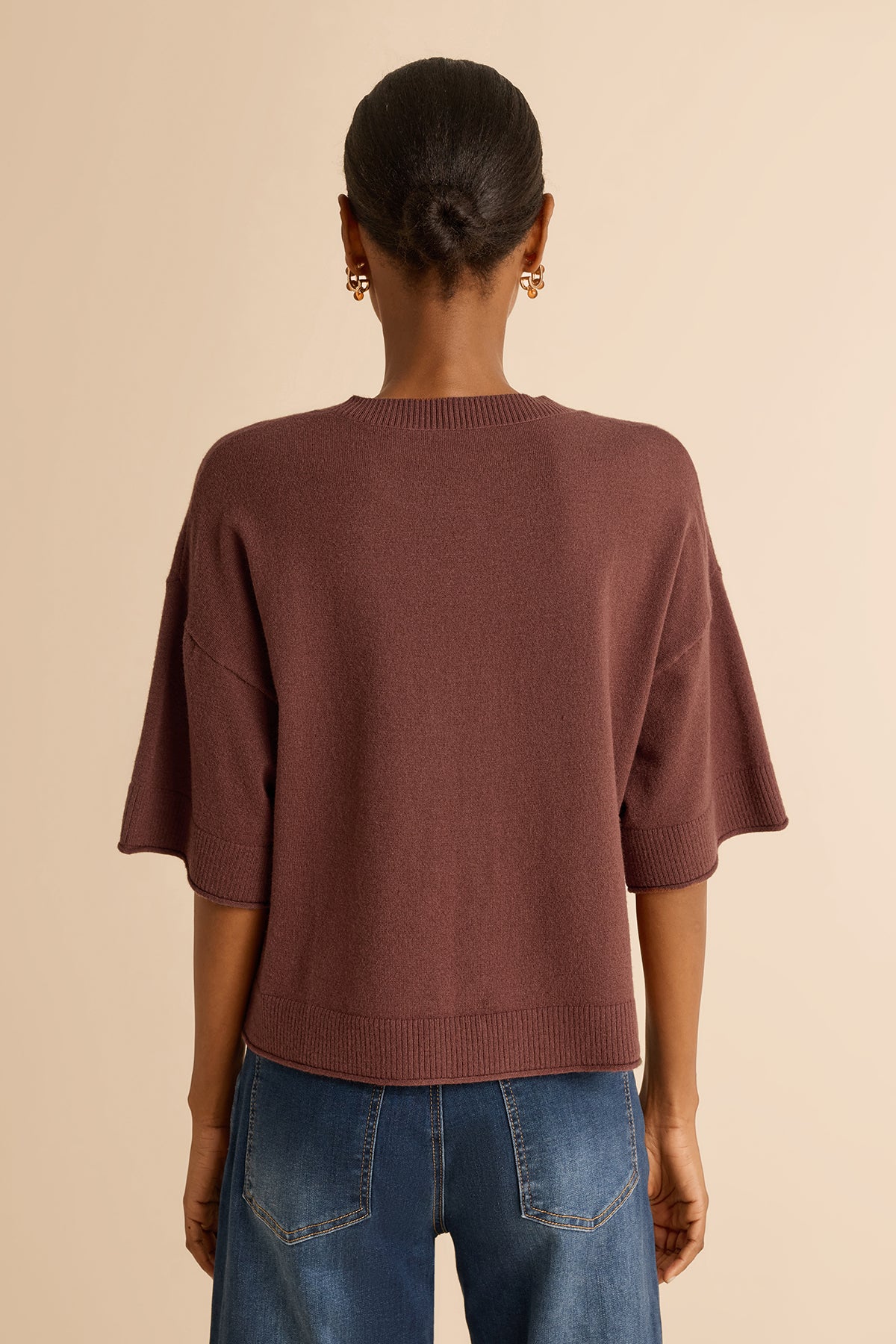 Womens Coffee Cardigan Tops | Cicy Bell