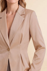 Womens Khaki Business Casual Suit Jackets  | CicyBell