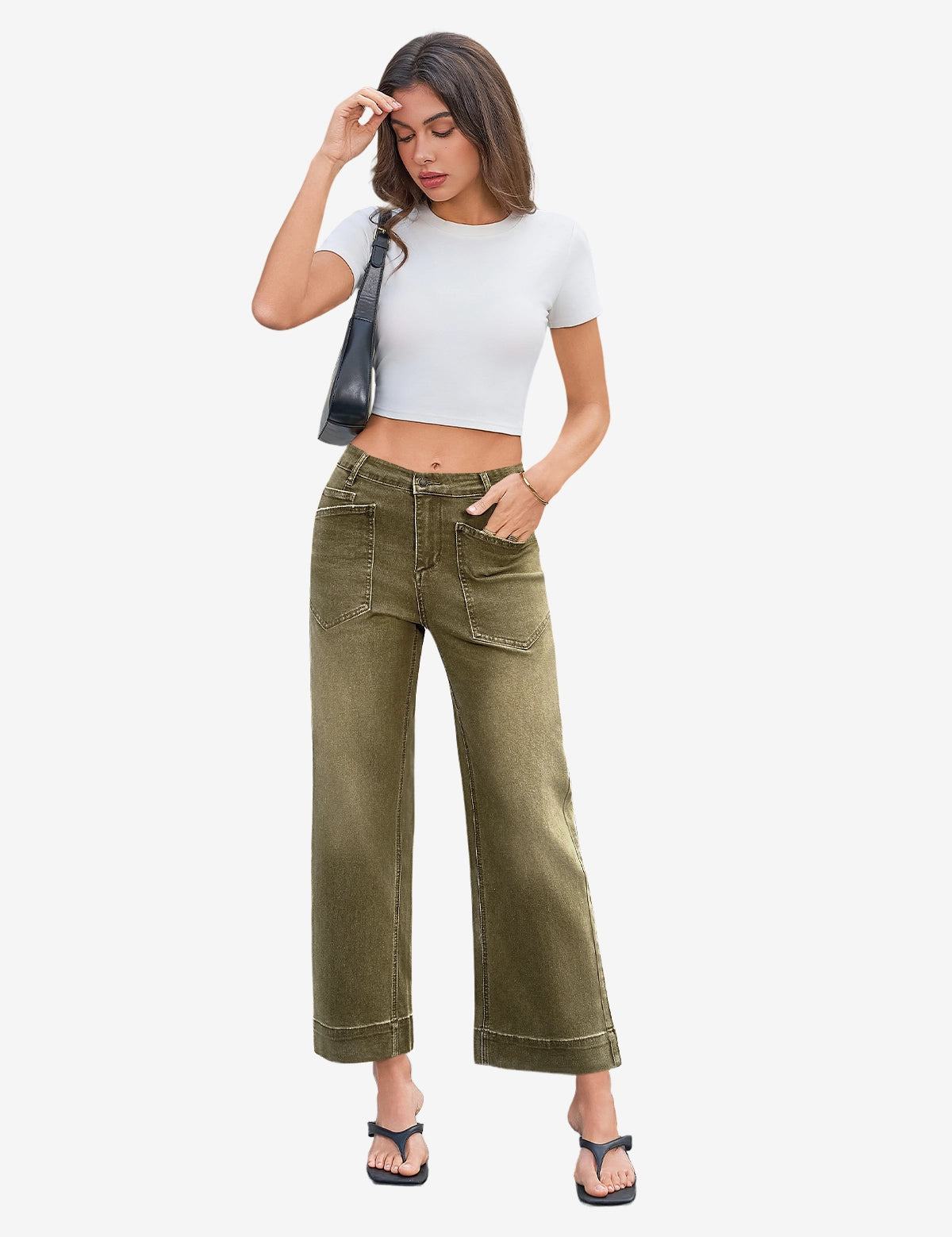 Cicybell-Woman-ArmyGreen-Jeans-H5N976_1.webp