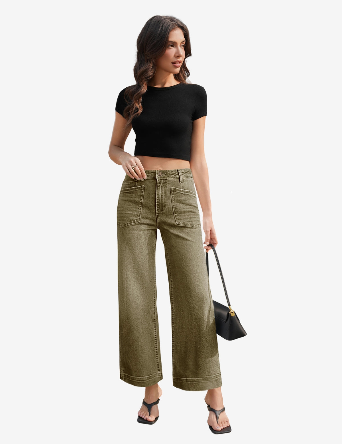 Cicybell-Woman-ArmyGreen-Jeans-H5N976_2.webp