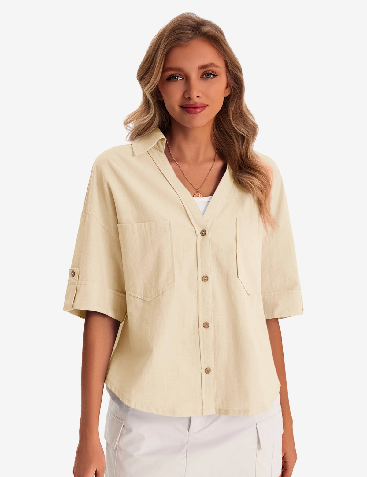 Cicybell-Woman-Beige-Blouses-G3P798_2.webp