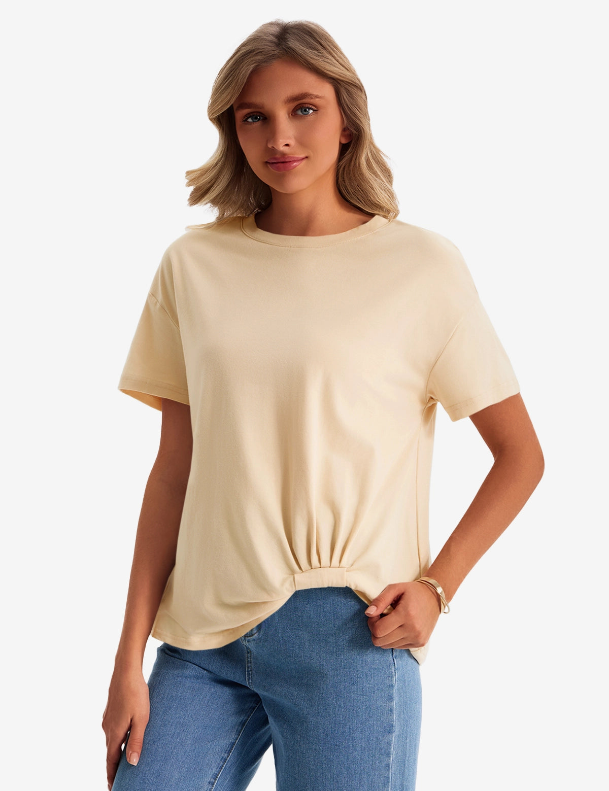 Cicybell-Woman-Beige-T-Shirts-G3P823_2.webp