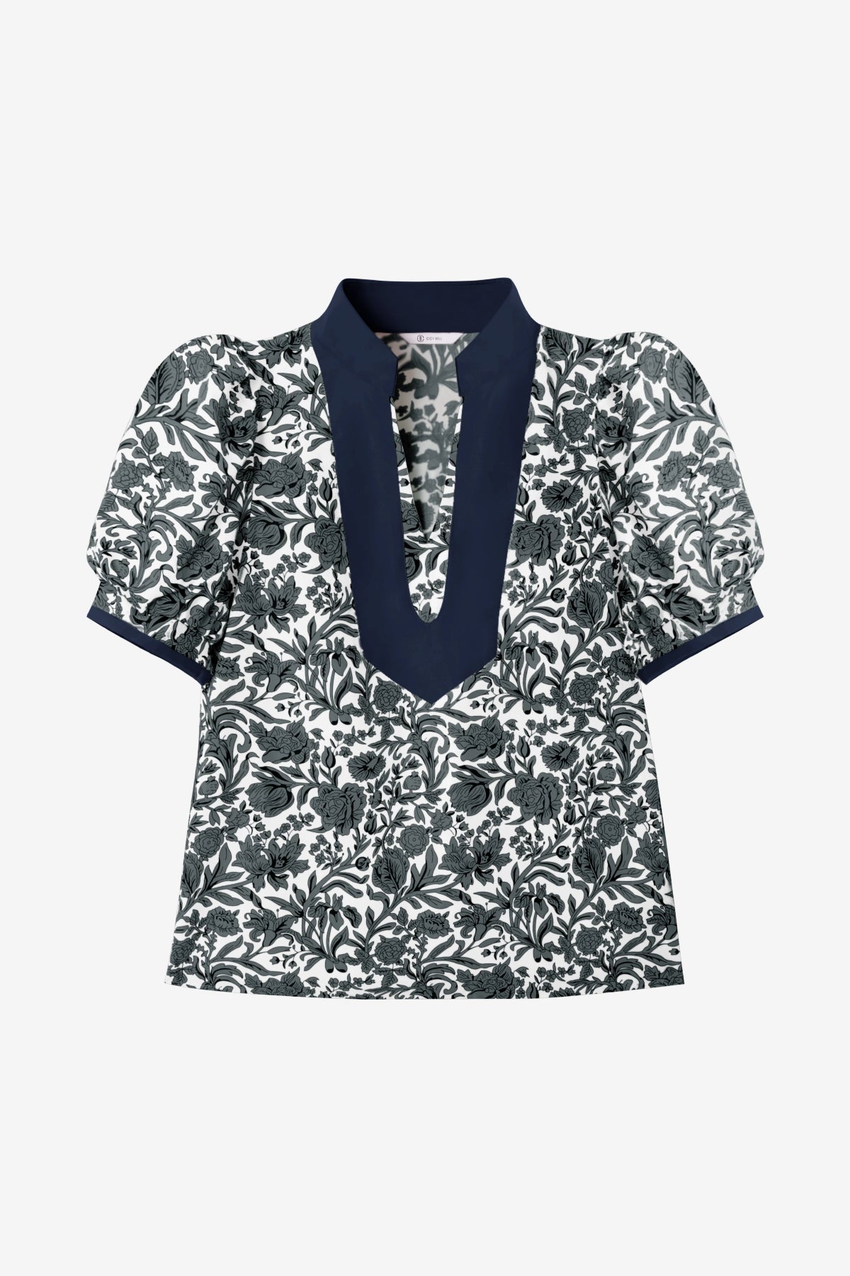 Womens Black Puff Sleeve Blouses | CicyBell