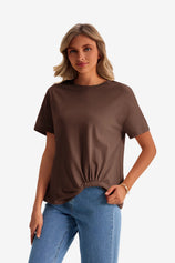 Womens Coffee Crew Neck T Shirts | CicyBell
