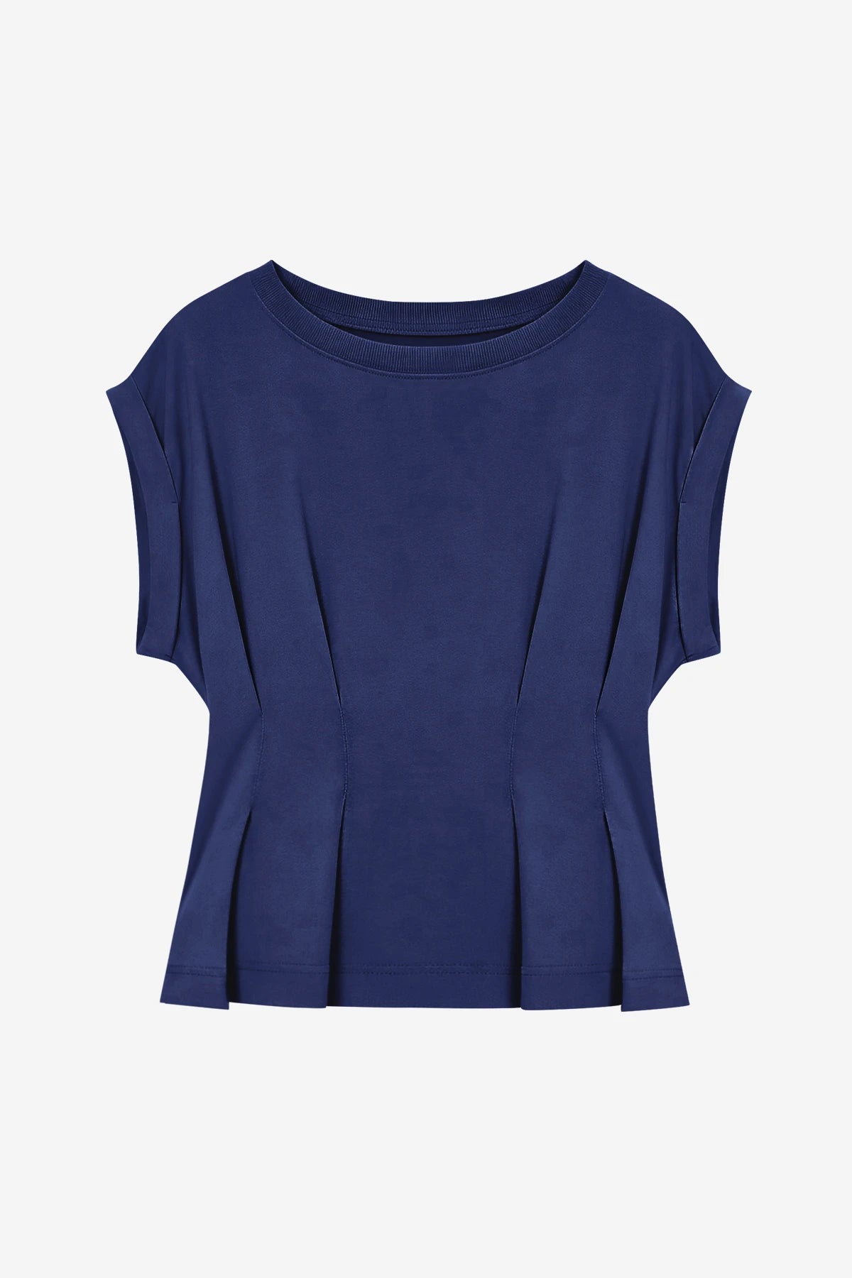 Womens Navy Cap Sleeve Tank Tops | CicyBell