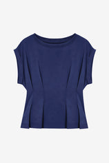 Womens Navy Cap Sleeve Tank Tops | CicyBell