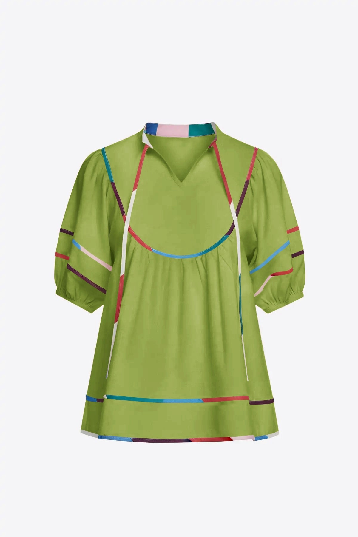 Womens Olive Drab Summer Babydoll Tops | CicyBell