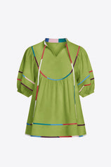 Womens Olive Drab Summer Babydoll Tops | CicyBell