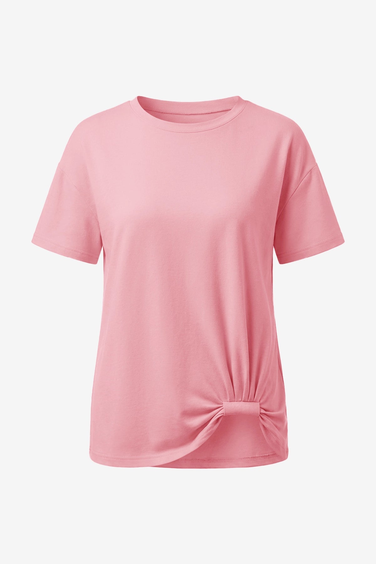 Womens Pink Crew Neck T Shirts | CicyBell
