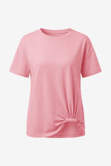 Womens Pink Crew Neck T Shirts | CicyBell