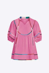 Womens Pink Summer Babydoll Tops | CicyBell