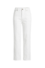 Womens White High Waisted Baggy Jeans | CicyBell