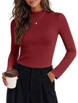 Womens Mock Turtleneck Tops | CicyBell