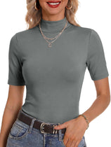 Womens Mock Turtleneck Tops | CicyBell