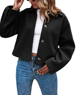 Womens Button Down Short Outerwear | Cicy Bell