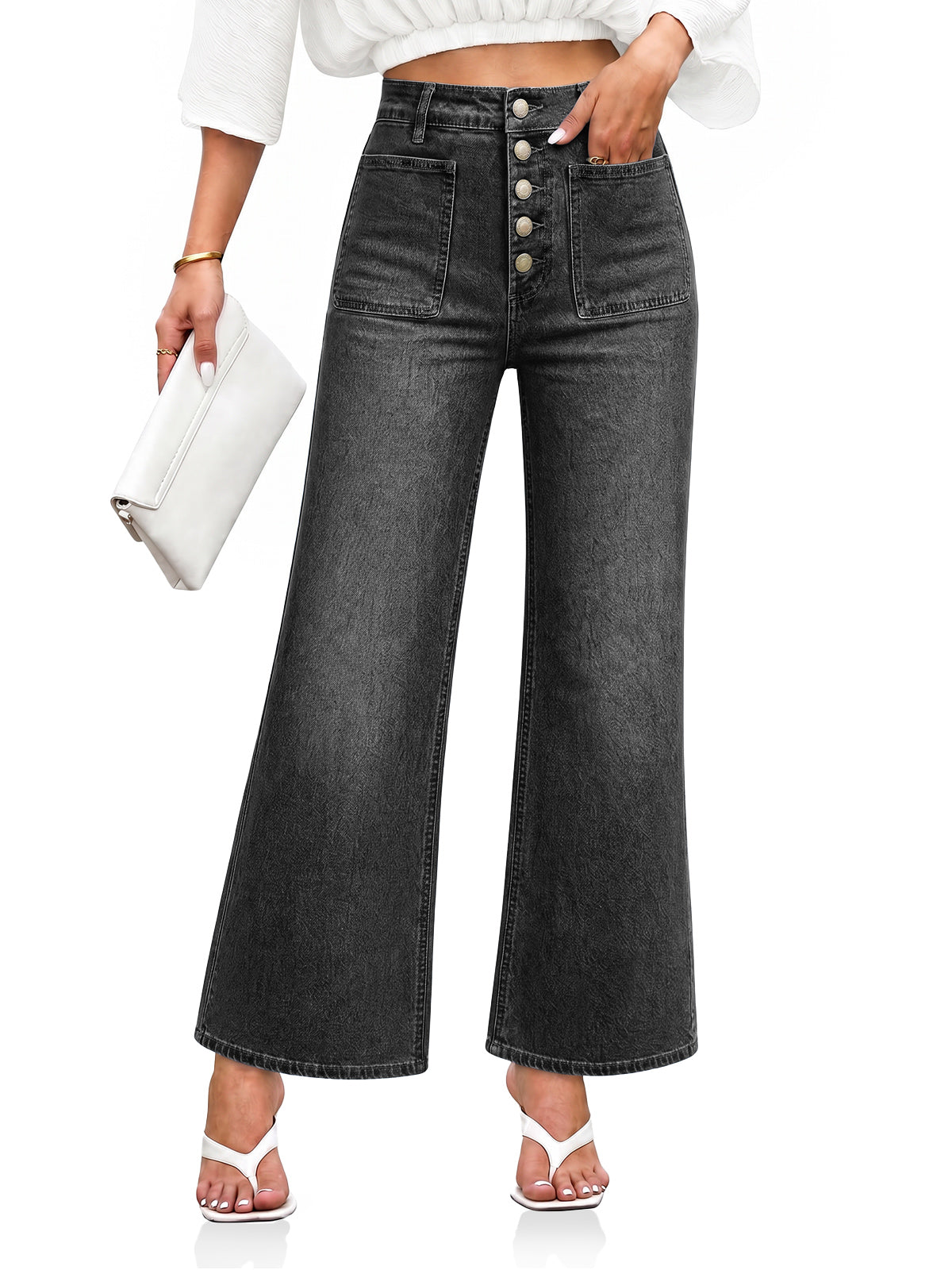 Womens High Waisted Flare Jeans | CicyBell