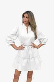 Womens White Mini Dresses 1