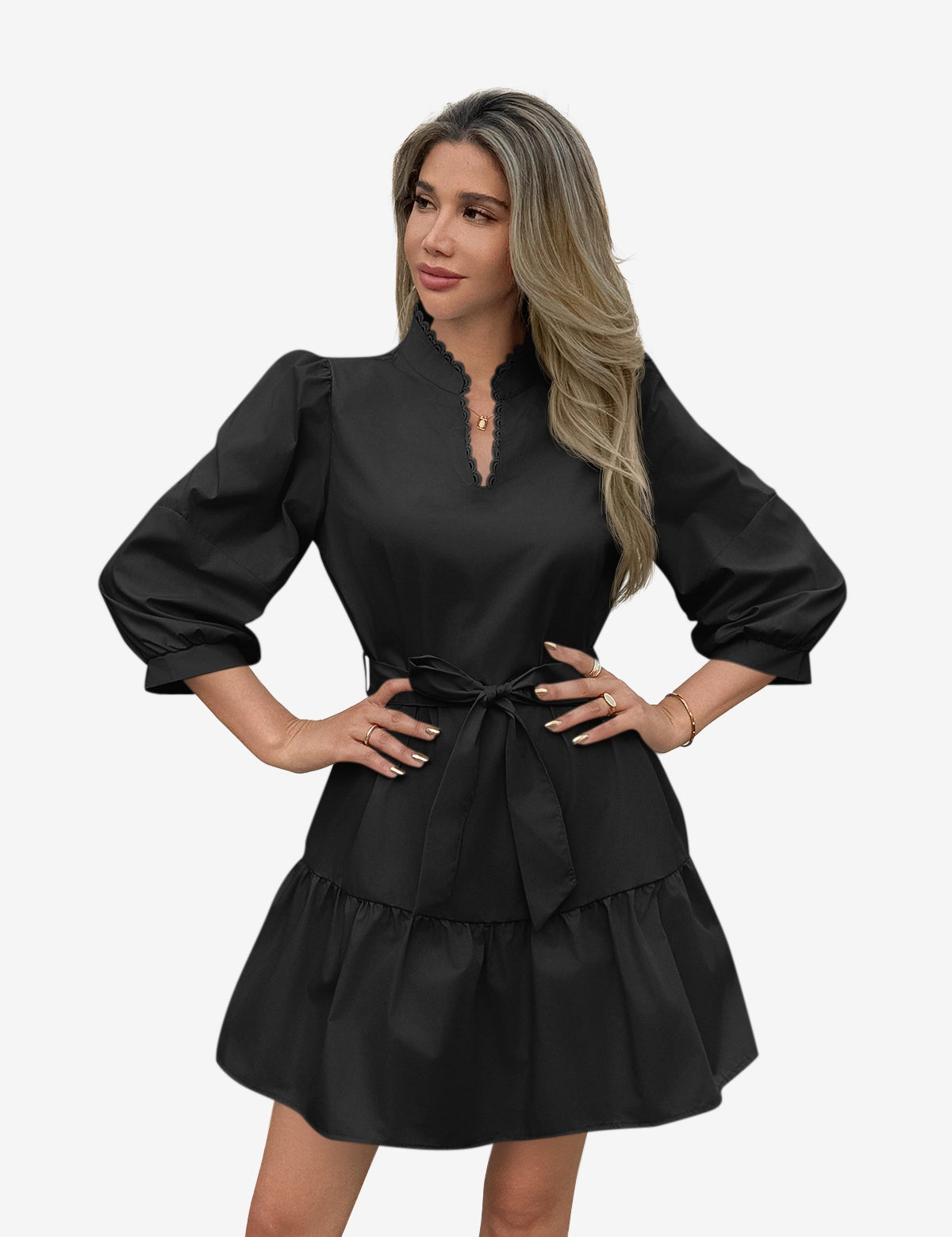 Womens Black Mini Dresses 1