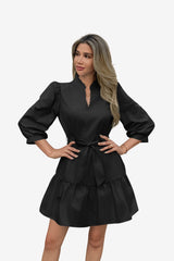 Cicy Bell Womens Black Mini Dresses