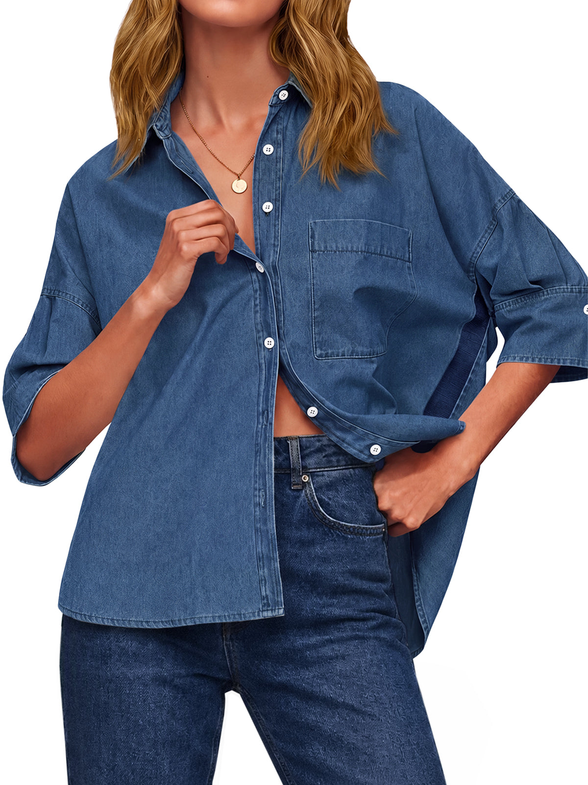 Womens Oversized Denim Jacket|Cicy Bell