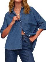 Womens Oversized Denim Jacket|Cicy Bell