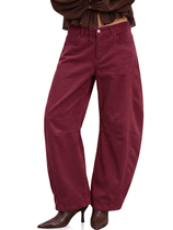 Womens Baggy High Waisted Wide Leg Trouser | Cicy Bell