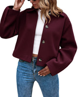 Womens Button Down Short Outerwear | Cicy Bell