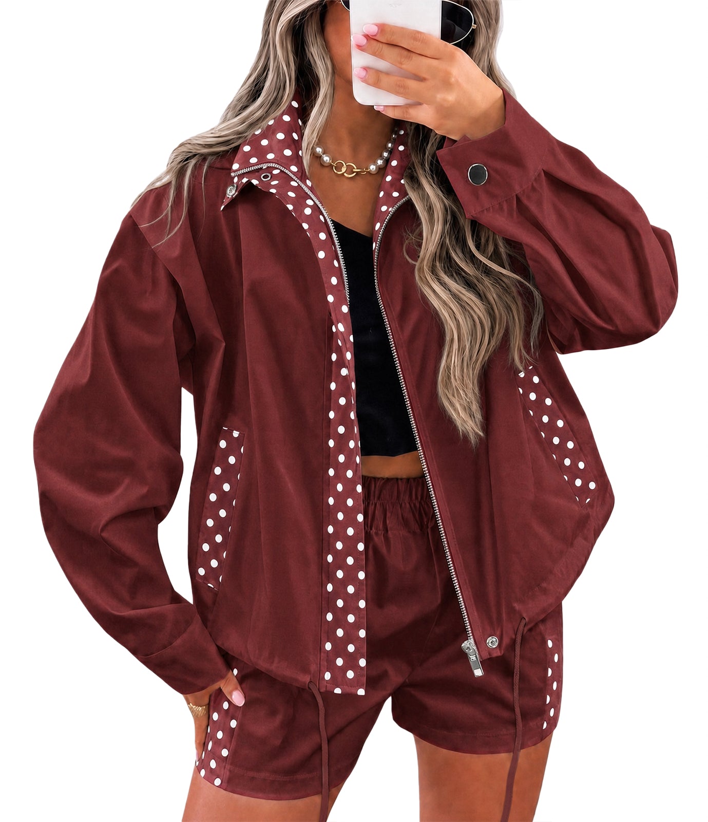 Womens 2 Piece Outfits Jackets and Short Sets | Cicy Bell