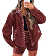 Womens 2 Piece Outfits Jackets and Short Sets | Cicy Bell