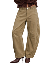 Womens Baggy High Waisted Wide Leg Trouser | Cicy Bell