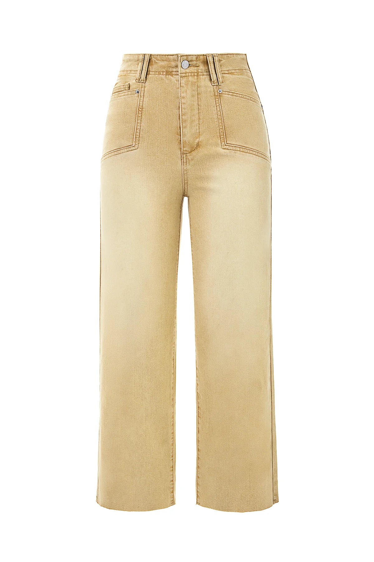 Cicy Bell Womens Khaki Jeans