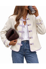 Womens Napoleon Cropped Collar Vintage Coats | Cicy Bell