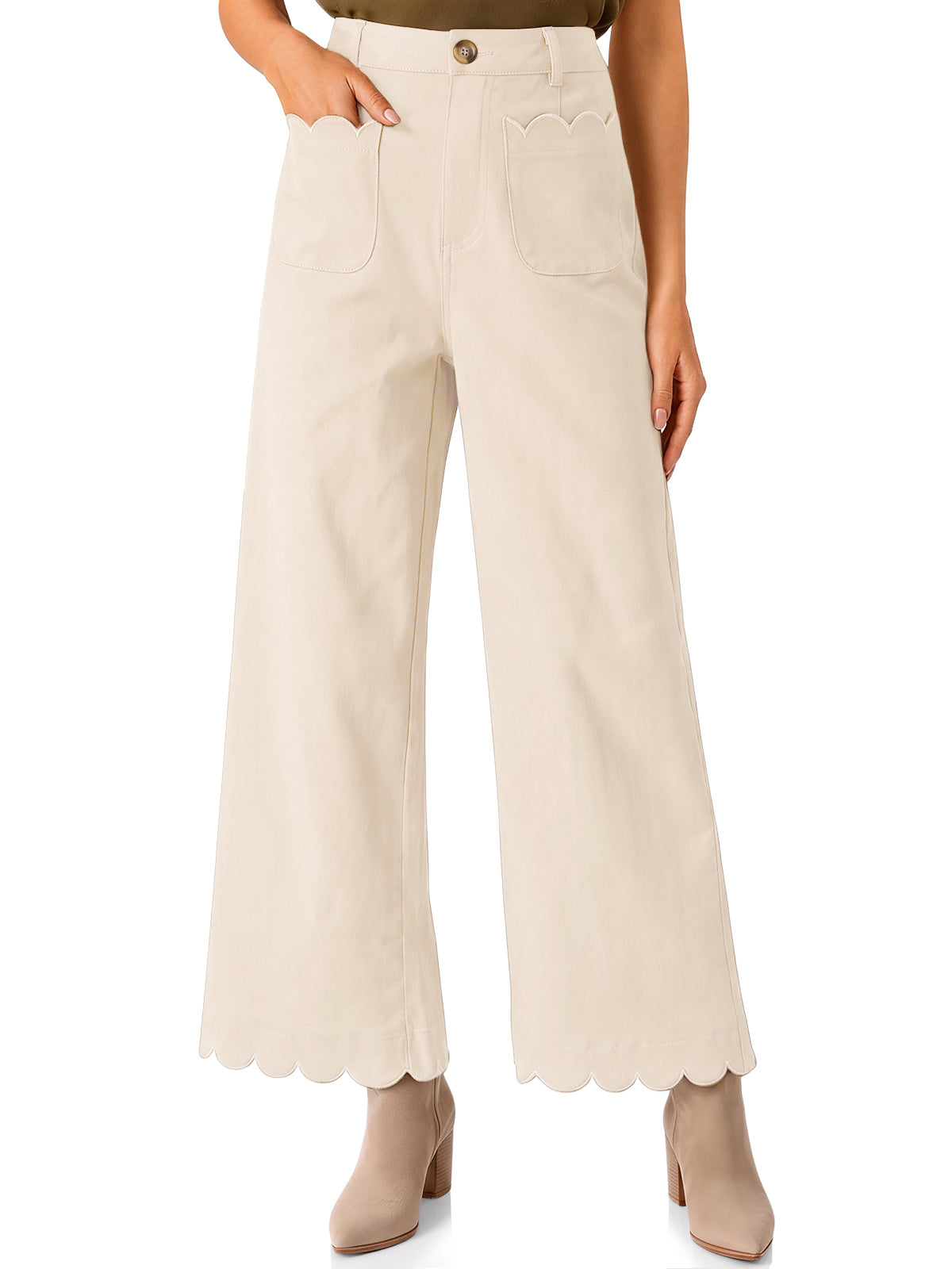 Womens High Waisted Wide Leg Pants | Cicy Bell