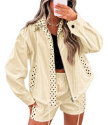 Womens 2 Piece Outfits Jackets and Short Sets | Cicy Bell