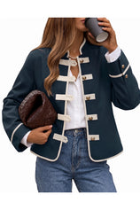 Womens Napoleon Cropped Collar Vintage Coats | Cicy Bell