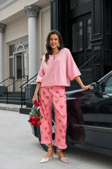 Cicy Bell Womens Pink Cardigan Tops