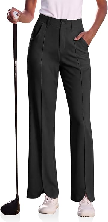 Womens Black Golf Dress Pants | CicyBell
