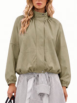 Womens Cropped Bomber Jacket | CicyBell