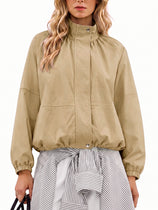 Womens Cropped Bomber Jacket | CicyBell