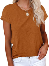Womens Summer Basic Sleeve Tshirts Tops | Cicy Bell