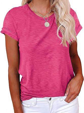 Womens Summer Basic Sleeve Tshirts Tops | Cicy Bell