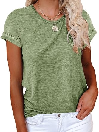 Womens Summer Basic Sleeve Tshirts Tops | Cicy Bell