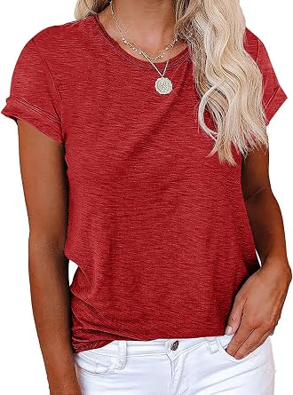 Womens Summer Basic Sleeve Tshirts Tops | Cicy Bell