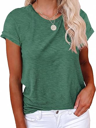 Womens Summer Basic Sleeve Tshirts Tops | Cicy Bell